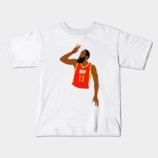 James Harden MVP Kids T-Shirt by rattraptees